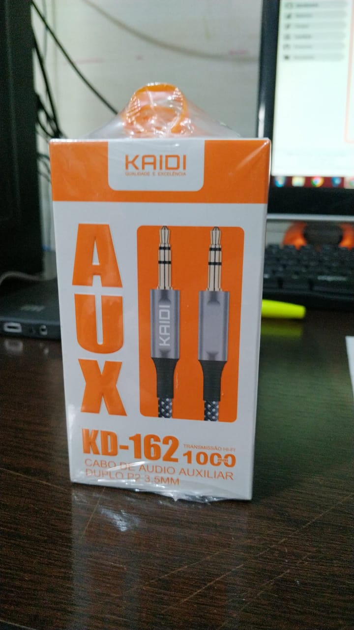  - Cabos  - Kaidi    Cod. CABO AUDIO AUXILIAR KD-162